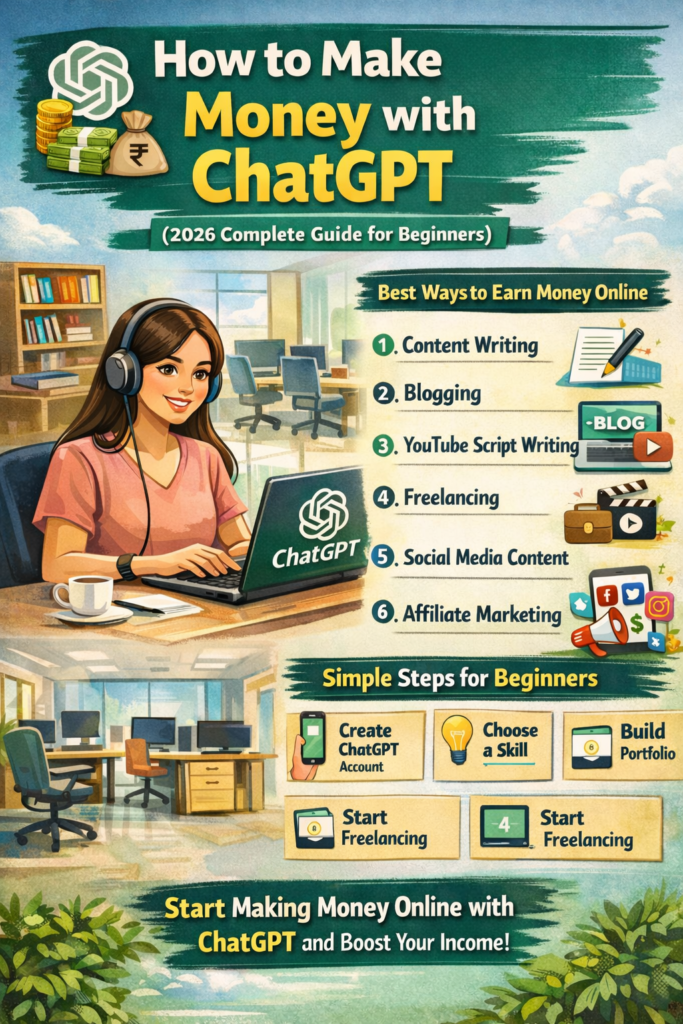 ChatGPT se paise kaise kamaye guide
